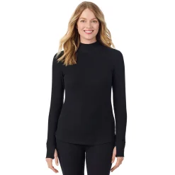 Online Cozy Stretch Thermal Long Sleeve Mock Neck Women Long Sleeves