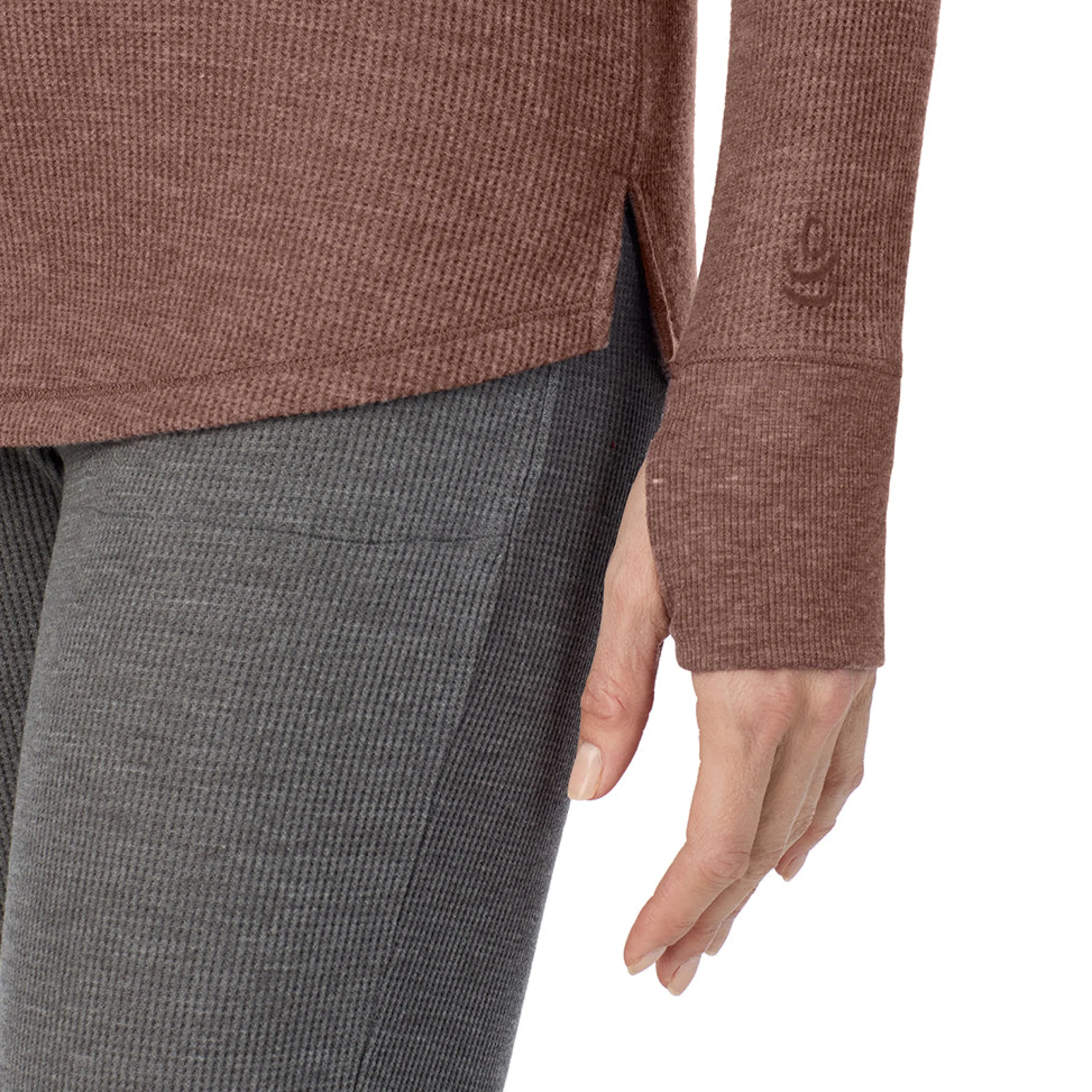 Online Cozy Stretch Thermal Long Sleeve Mock Neck Women Long Sleeves