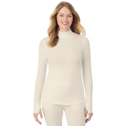 Online Cozy Stretch Thermal Long Sleeve Mock Neck Women Long Sleeves