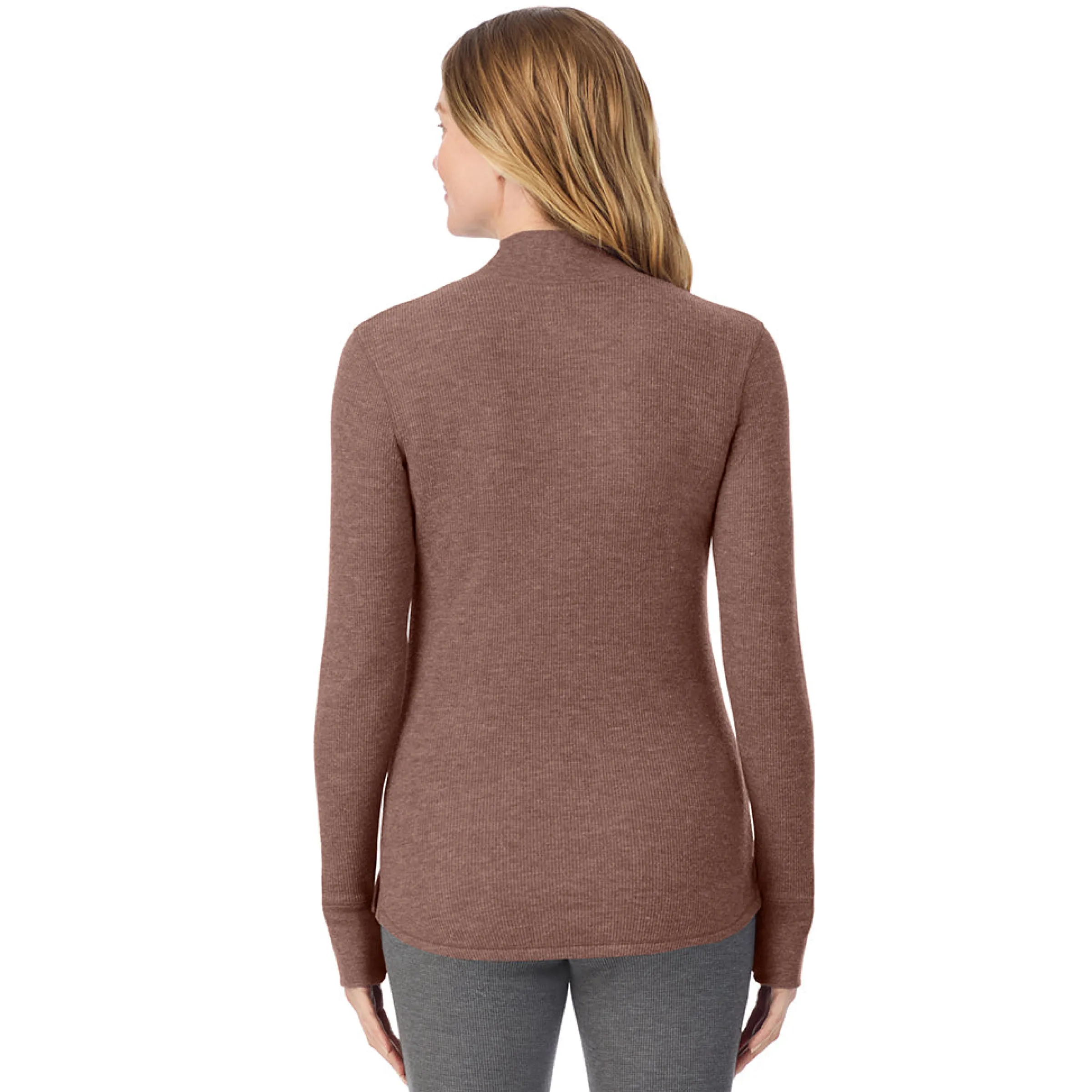 Online Cozy Stretch Thermal Long Sleeve Mock Neck Women Long Sleeves