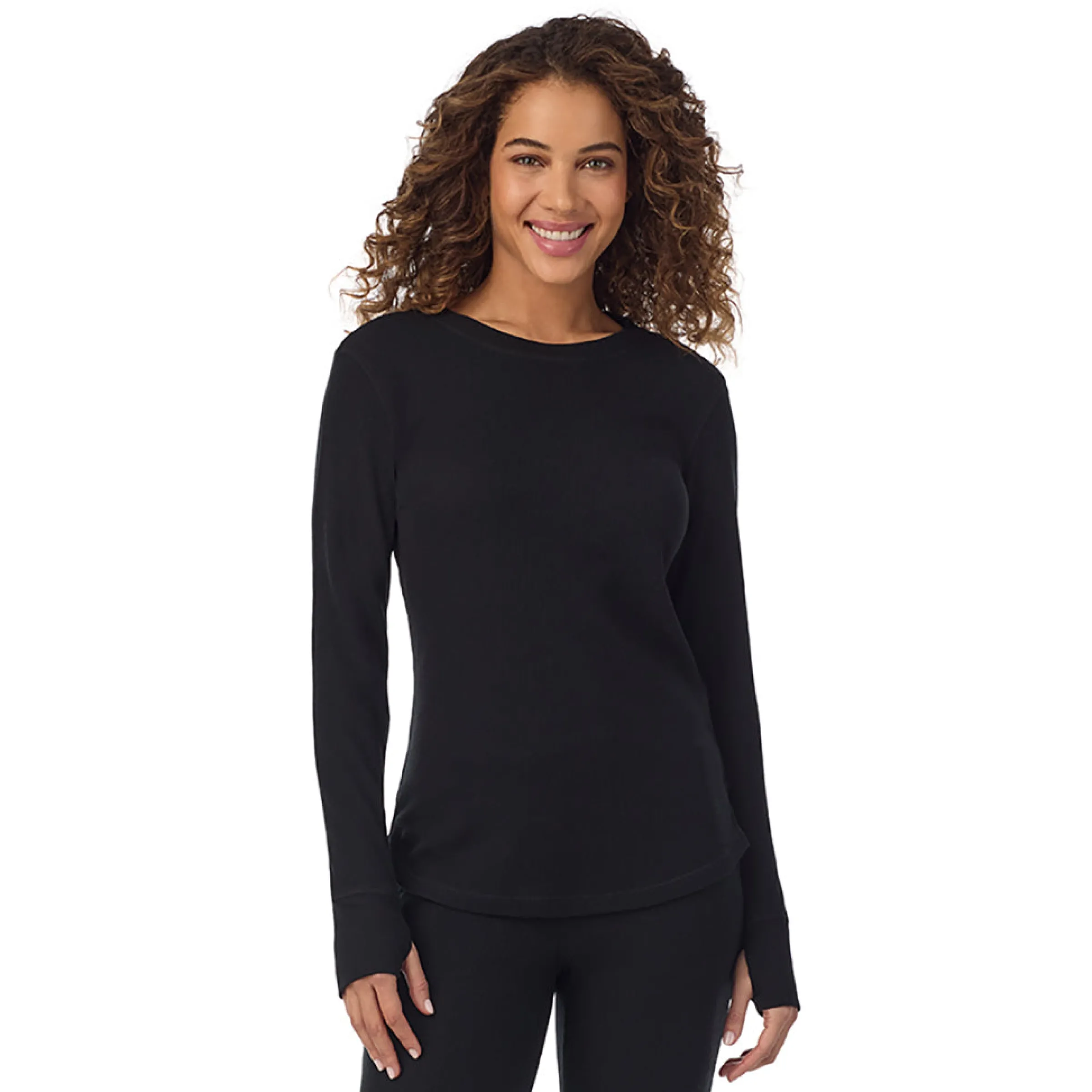Hot Cozy Stretch Thermal Long Sleeve Crew Women Long Sleeves