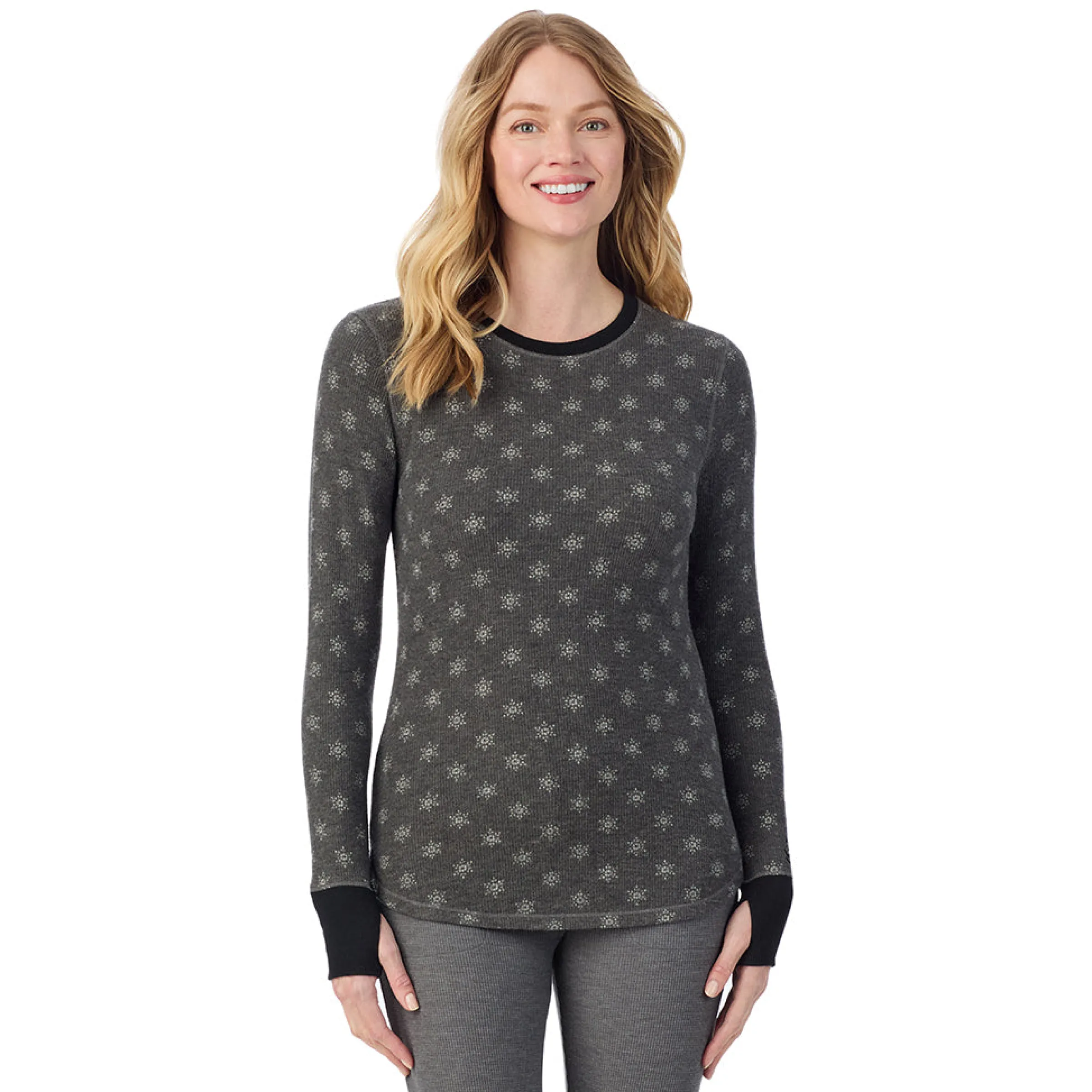 Hot Cozy Stretch Thermal Long Sleeve Crew Women Long Sleeves