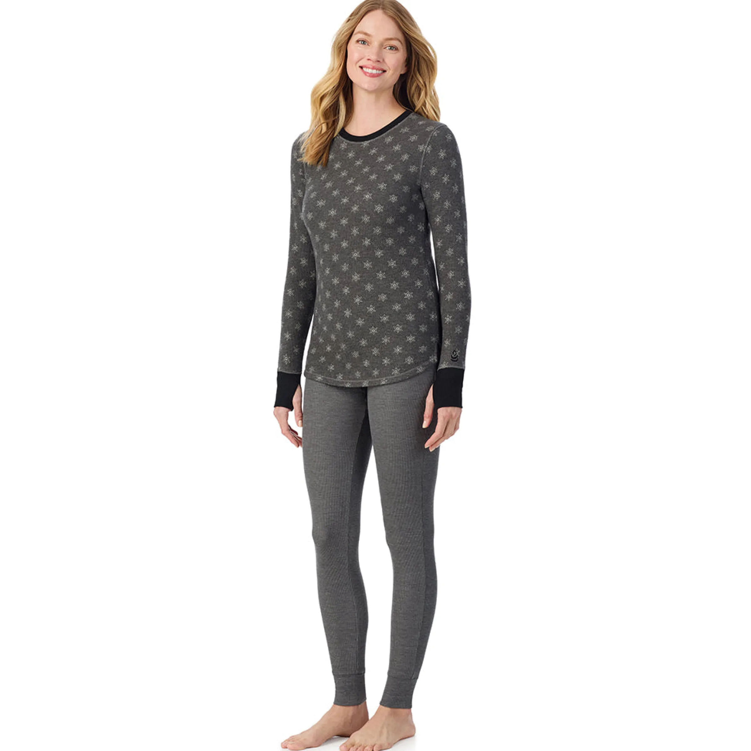 Hot Cozy Stretch Thermal Long Sleeve Crew Women Long Sleeves