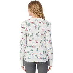 Hot Cozy Stretch Thermal Long Sleeve Crew Women Long Sleeves