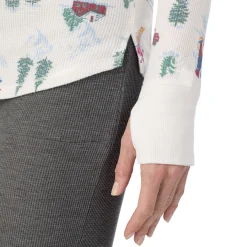 Hot Cozy Stretch Thermal Long Sleeve Crew Women Long Sleeves