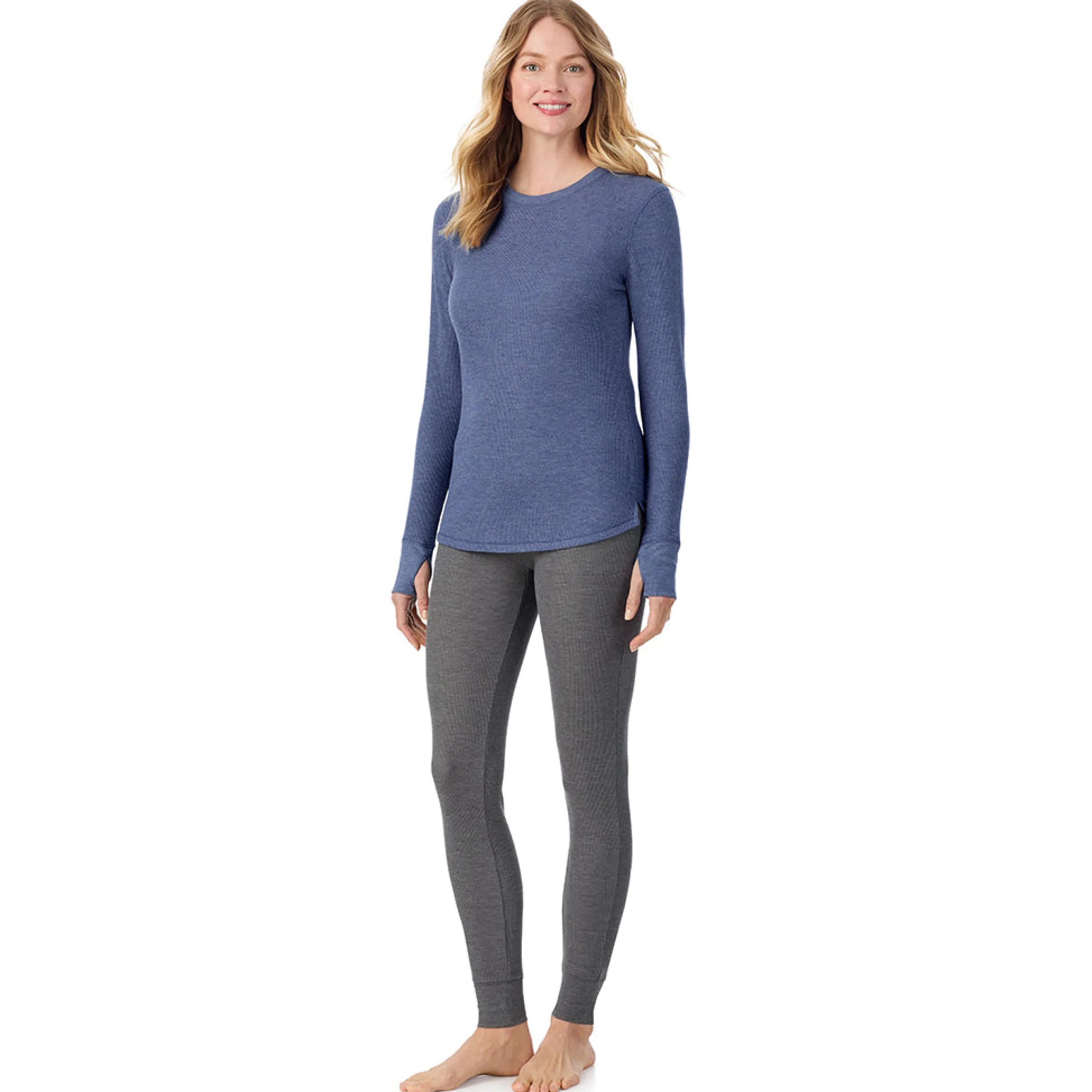 Hot Cozy Stretch Thermal Long Sleeve Crew Women Long Sleeves