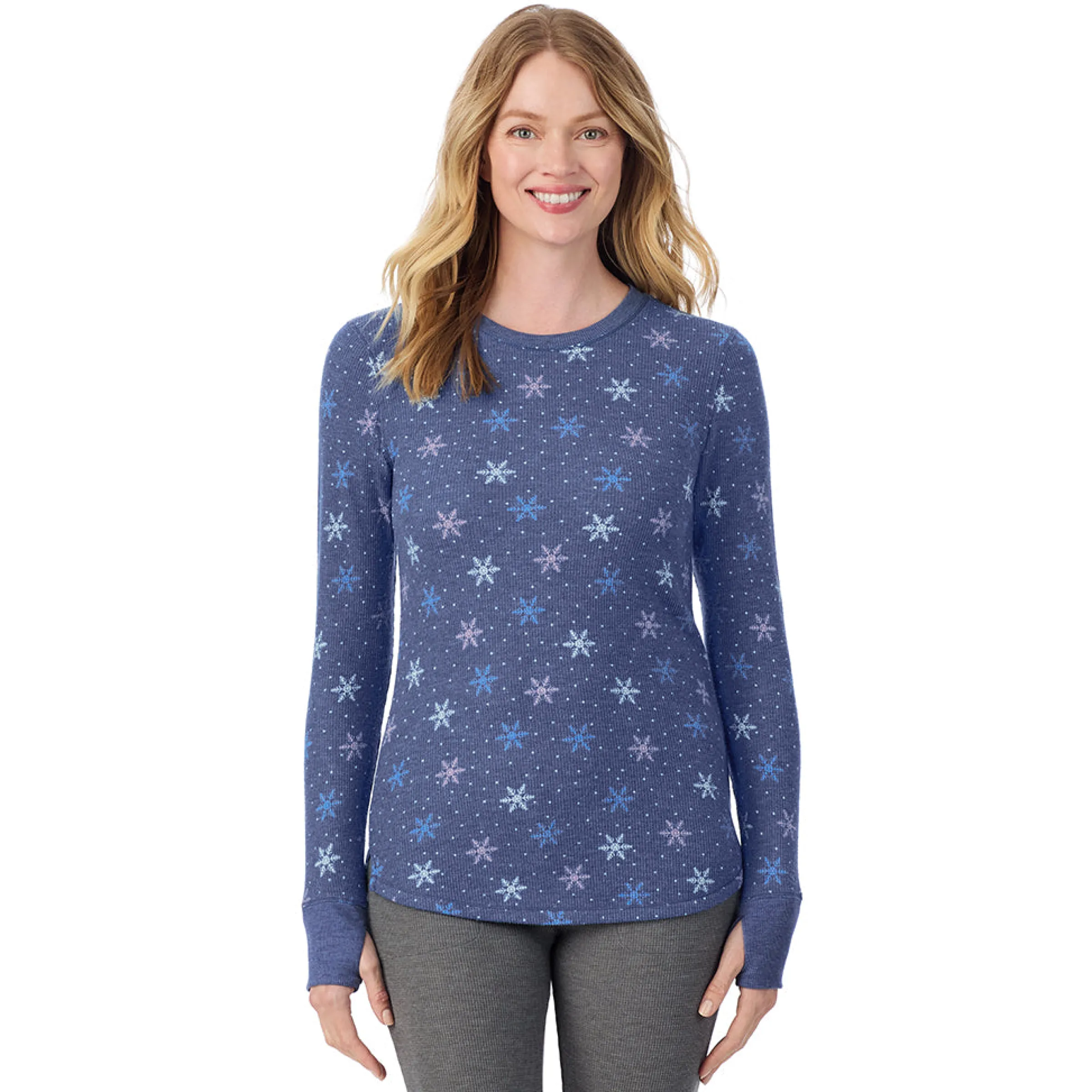 Hot Cozy Stretch Thermal Long Sleeve Crew Women Long Sleeves
