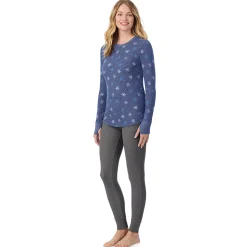 Hot Cozy Stretch Thermal Long Sleeve Crew Women Long Sleeves