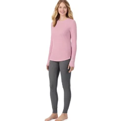 Hot Cozy Stretch Thermal Long Sleeve Crew Women Long Sleeves