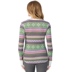 Hot Cozy Stretch Thermal Long Sleeve Crew Women Long Sleeves