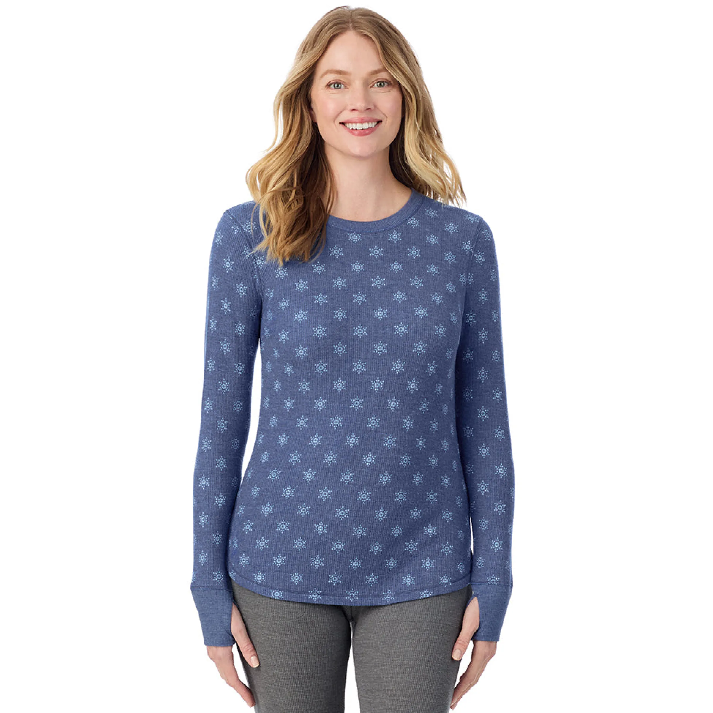 Hot Cozy Stretch Thermal Long Sleeve Crew Women Long Sleeves
