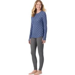 Hot Cozy Stretch Thermal Long Sleeve Crew Women Long Sleeves