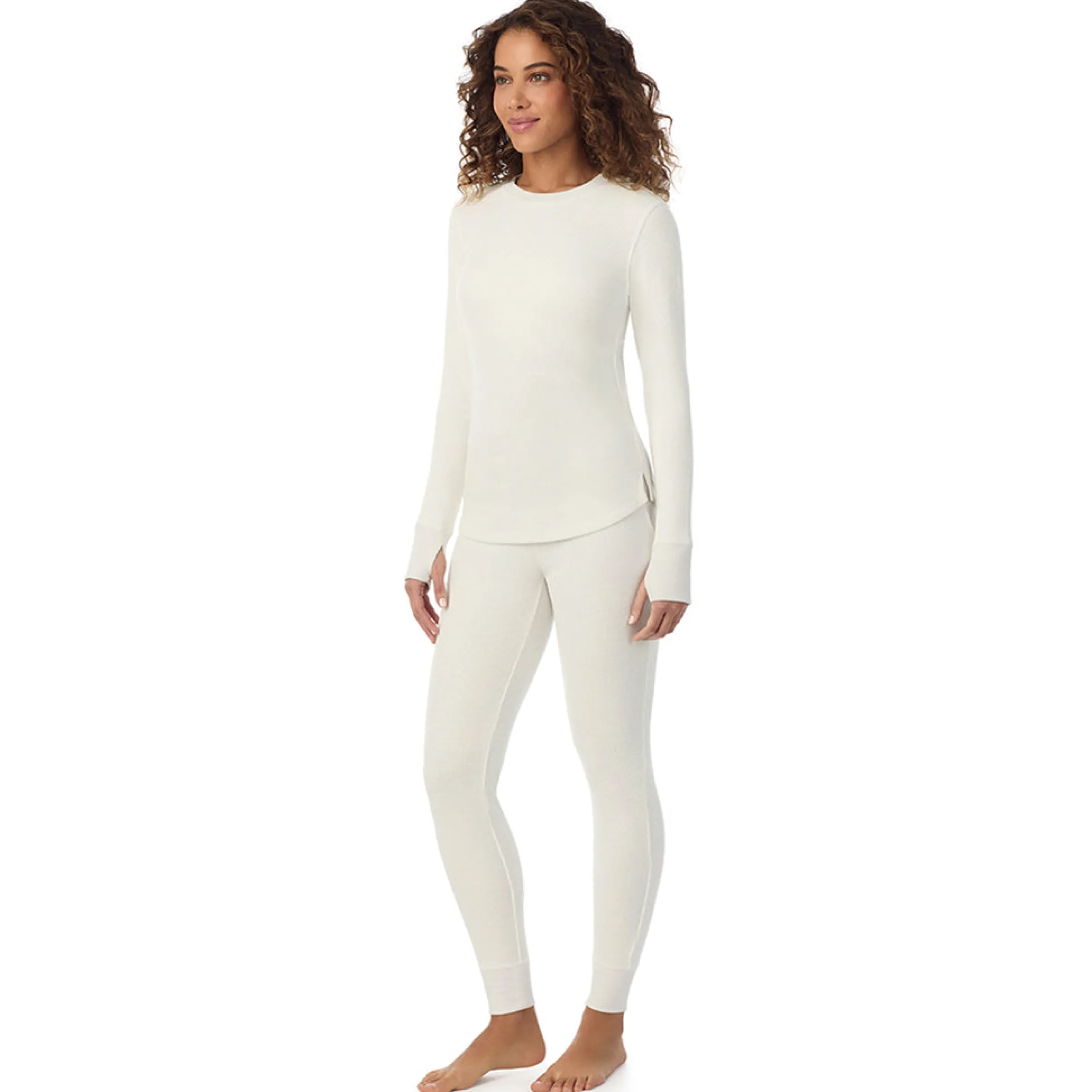 Hot Cozy Stretch Thermal Long Sleeve Crew Women Long Sleeves