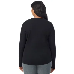 Hot Cozy Stretch Thermal Long Sleeve Crew PLUS Women Plus Size|Long Sleeves