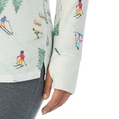 Hot Cozy Stretch Thermal Long Sleeve Crew PLUS Women Plus Size|Long Sleeves