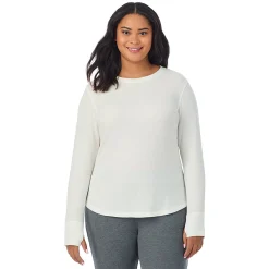 Hot Cozy Stretch Thermal Long Sleeve Crew PLUS Women Plus Size|Long Sleeves