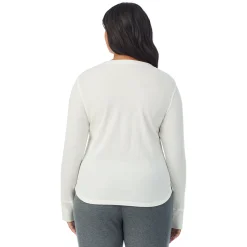 Hot Cozy Stretch Thermal Long Sleeve Crew PLUS Women Plus Size|Long Sleeves