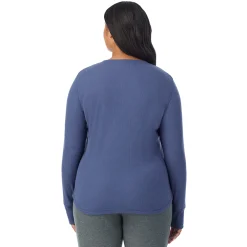 Hot Cozy Stretch Thermal Long Sleeve Crew PLUS Women Plus Size|Long Sleeves