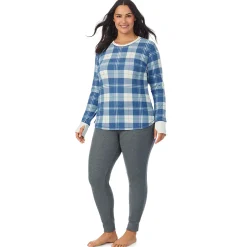 Hot Cozy Stretch Thermal Long Sleeve Crew PLUS Women Plus Size|Long Sleeves