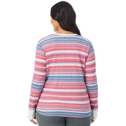 Hot Cozy Stretch Thermal Long Sleeve Crew PLUS Women Plus Size|Long Sleeves