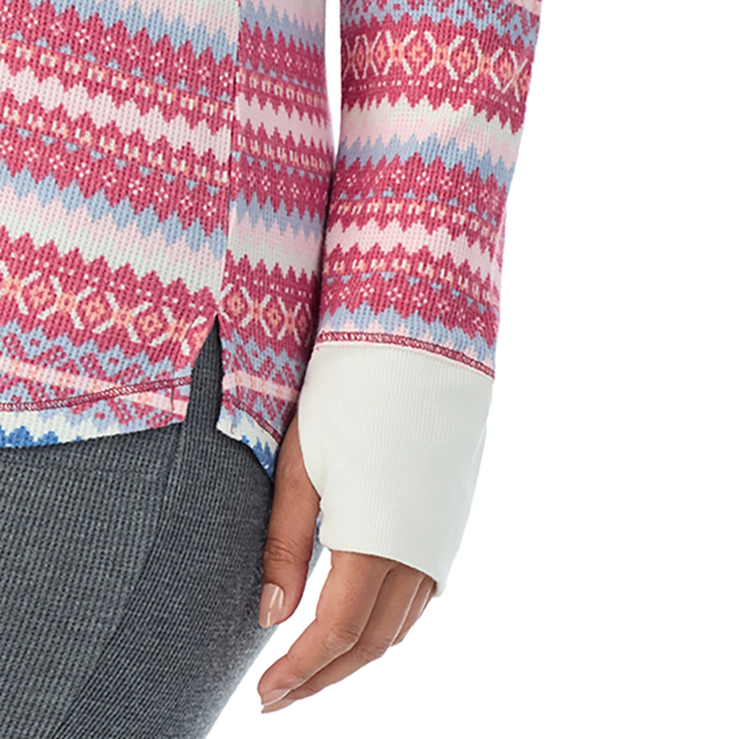 Hot Cozy Stretch Thermal Long Sleeve Crew PLUS Women Plus Size|Long Sleeves
