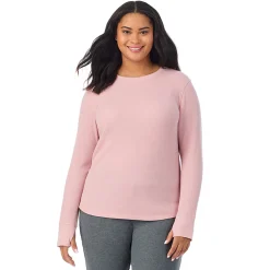 Hot Cozy Stretch Thermal Long Sleeve Crew PLUS Women Plus Size|Long Sleeves