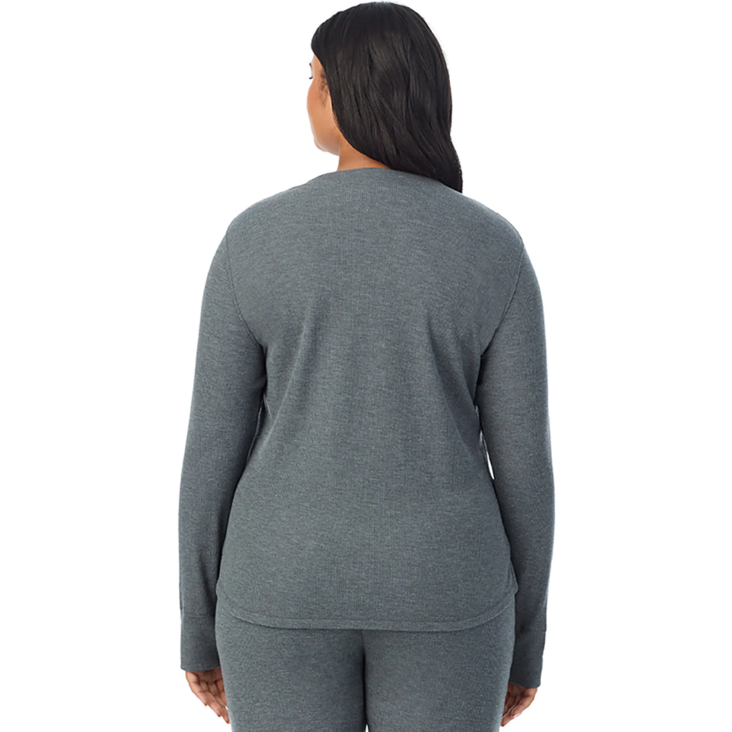 Hot Cozy Stretch Thermal Long Sleeve Crew PLUS Women Plus Size|Long Sleeves