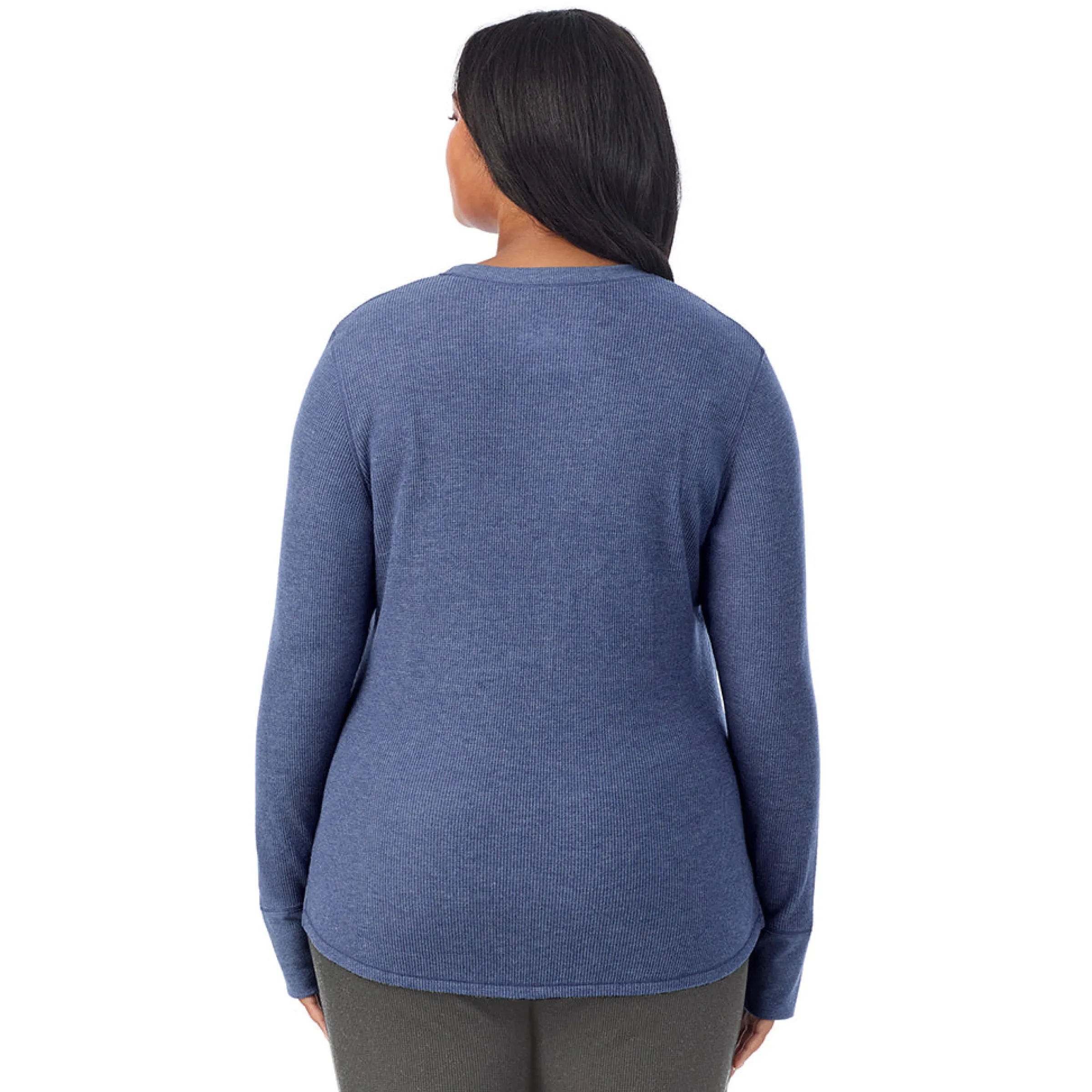 Hot Cozy Stretch Thermal Long Sleeve Crew PLUS Women Plus Size|Long Sleeves