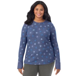 Hot Cozy Stretch Thermal Long Sleeve Crew PLUS Women Plus Size|Long Sleeves