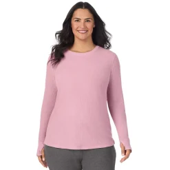 Hot Cozy Stretch Thermal Long Sleeve Crew PLUS Women Plus Size|Long Sleeves