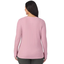 Hot Cozy Stretch Thermal Long Sleeve Crew PLUS Women Plus Size|Long Sleeves