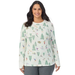 Hot Cozy Stretch Thermal Long Sleeve Crew PLUS Women Plus Size|Long Sleeves