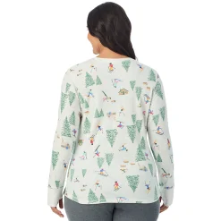 Hot Cozy Stretch Thermal Long Sleeve Crew PLUS Women Plus Size|Long Sleeves