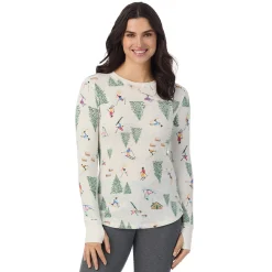 Hot Cozy Stretch Thermal Long Sleeve Crew Women Long Sleeves