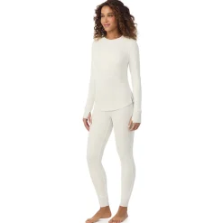 Hot Cozy Stretch Thermal Long Sleeve Crew Women Long Sleeves