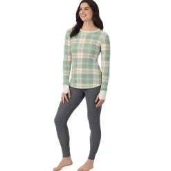 Hot Cozy Stretch Thermal Long Sleeve Crew Women Long Sleeves