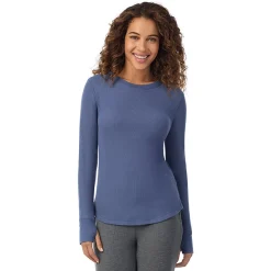 Hot Cozy Stretch Thermal Long Sleeve Crew Women Long Sleeves