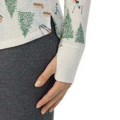 Hot Cozy Stretch Thermal Long Sleeve Crew Women Long Sleeves