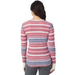 Hot Cozy Stretch Thermal Long Sleeve Crew Women Long Sleeves
