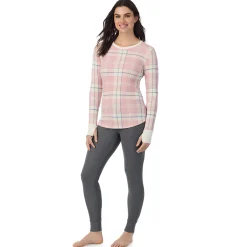 Hot Cozy Stretch Thermal Long Sleeve Crew Women Long Sleeves