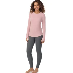 Hot Cozy Stretch Thermal Long Sleeve Crew Women Long Sleeves