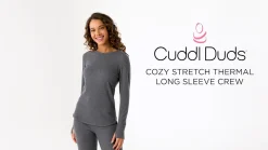 Hot Cozy Stretch Thermal Long Sleeve Crew Women Long Sleeves