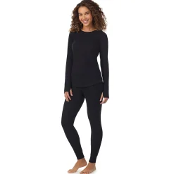 Hot Cozy Stretch Thermal Long Sleeve Crew Women Long Sleeves