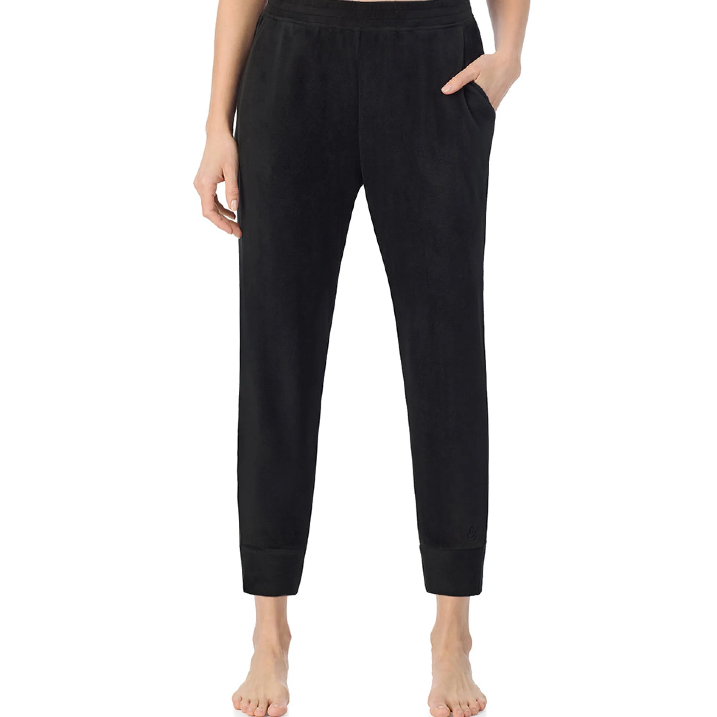 Outlet x Jennifer Lake Fleecewear with Stretch Cropped Jogger Women Bottoms