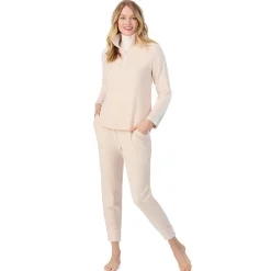 Hot x Jennifer Lake Fleecewear with Stretch Half-Zip Pullover Women Lounge|Wraps + Hoodies