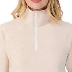 Hot x Jennifer Lake Fleecewear with Stretch Half-Zip Pullover Women Lounge|Wraps + Hoodies