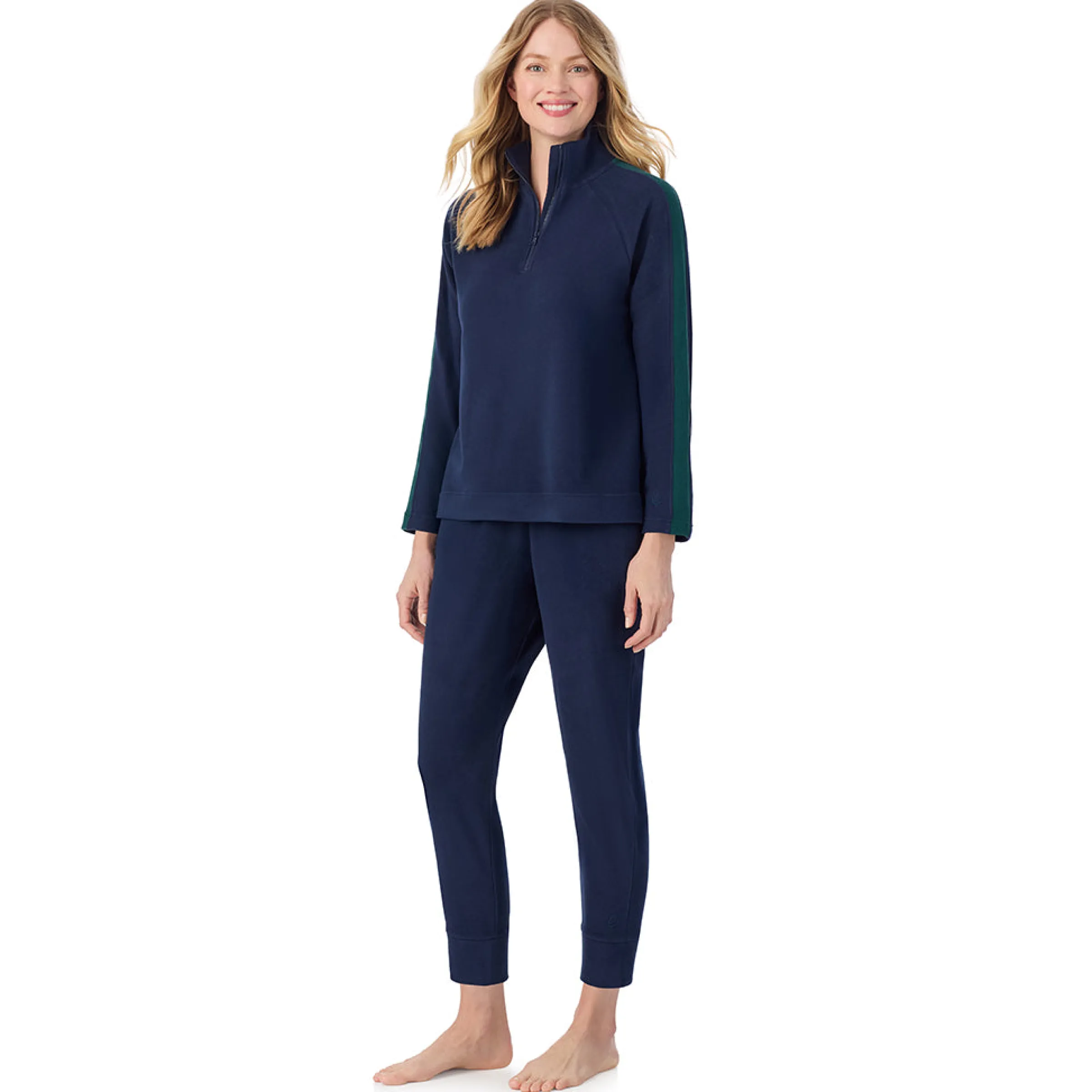 Hot x Jennifer Lake Fleecewear with Stretch Half-Zip Pullover Women Lounge|Wraps + Hoodies