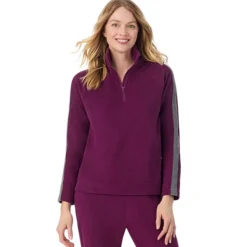 Hot x Jennifer Lake Fleecewear with Stretch Half-Zip Pullover Women Lounge|Wraps + Hoodies