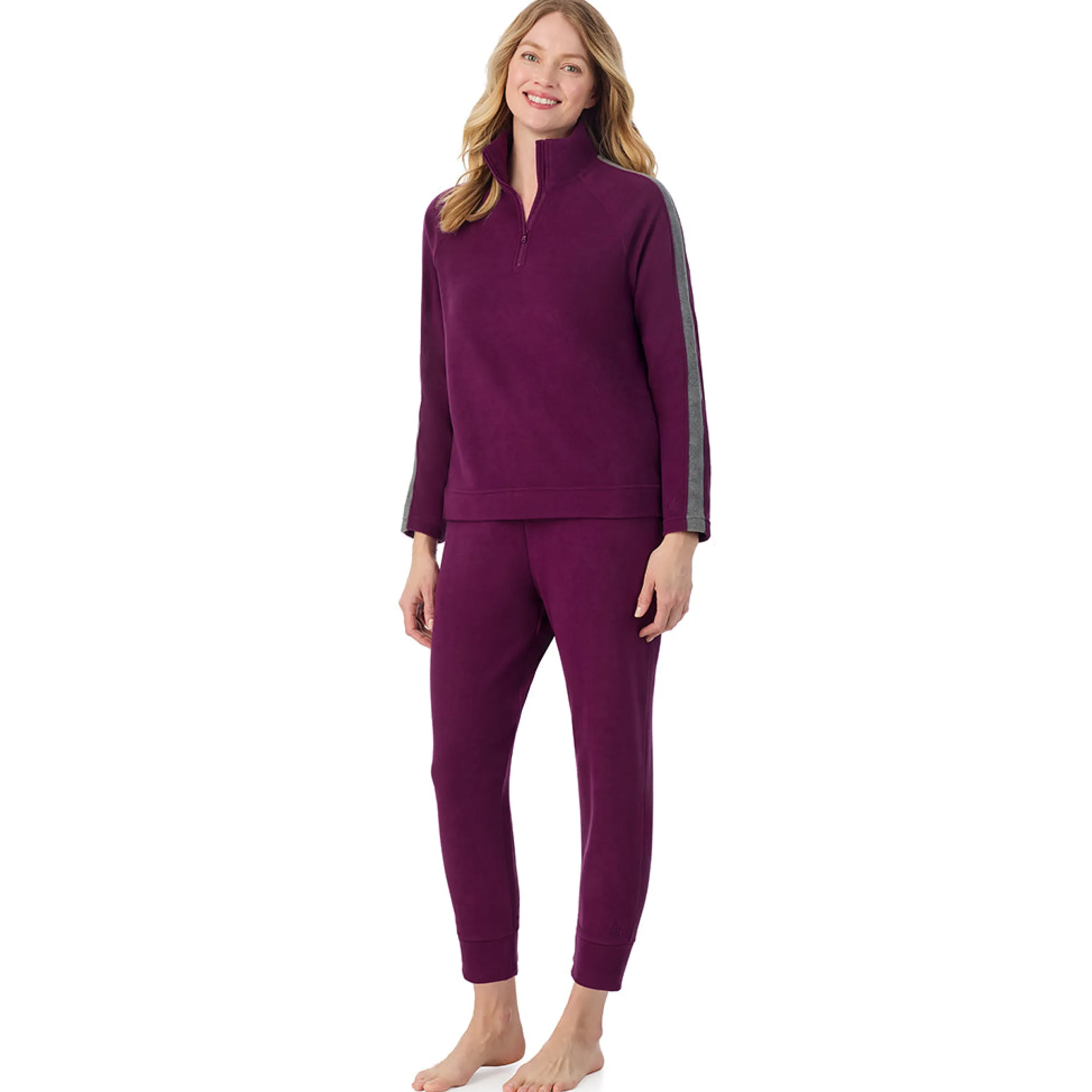 Hot x Jennifer Lake Fleecewear with Stretch Half-Zip Pullover Women Lounge|Wraps + Hoodies
