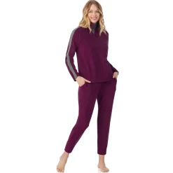 Hot x Jennifer Lake Fleecewear with Stretch Half-Zip Pullover Women Lounge|Wraps + Hoodies